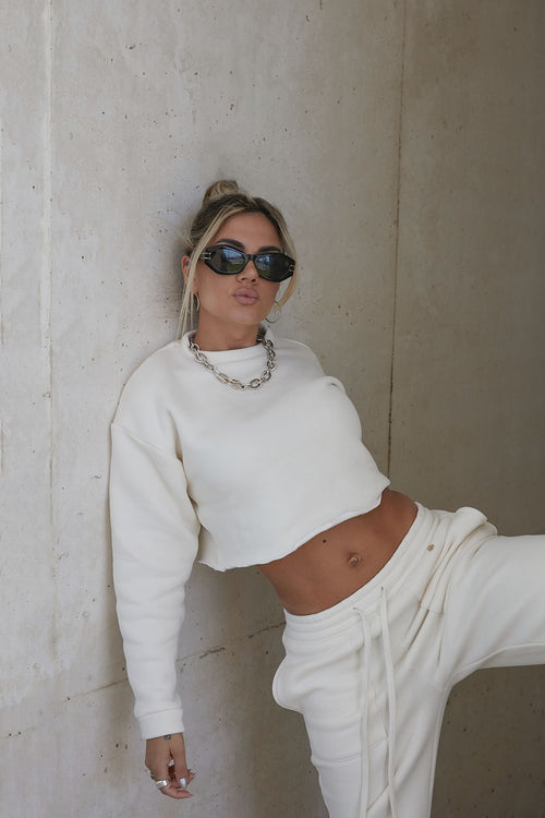CUSHY WHITE SWEATER LILIANA FILIPA