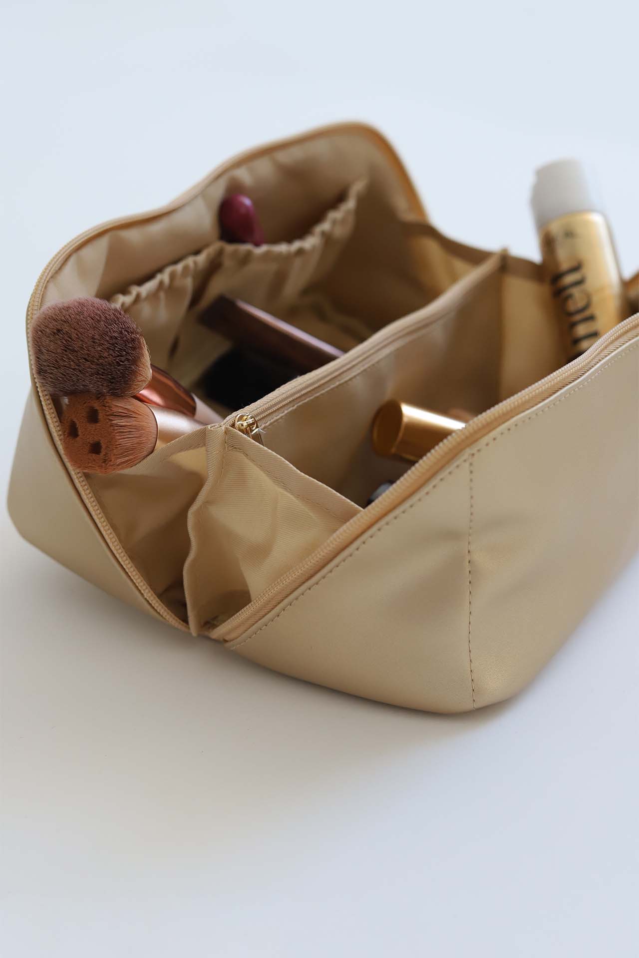 Golden Beauty Bag