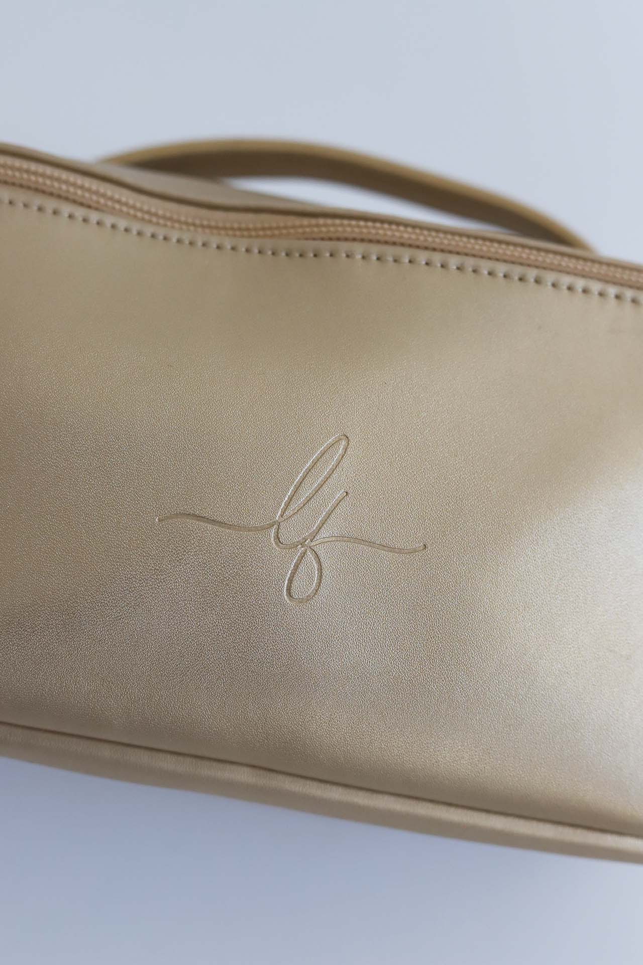 Golden Beauty Bag | LA FEMME