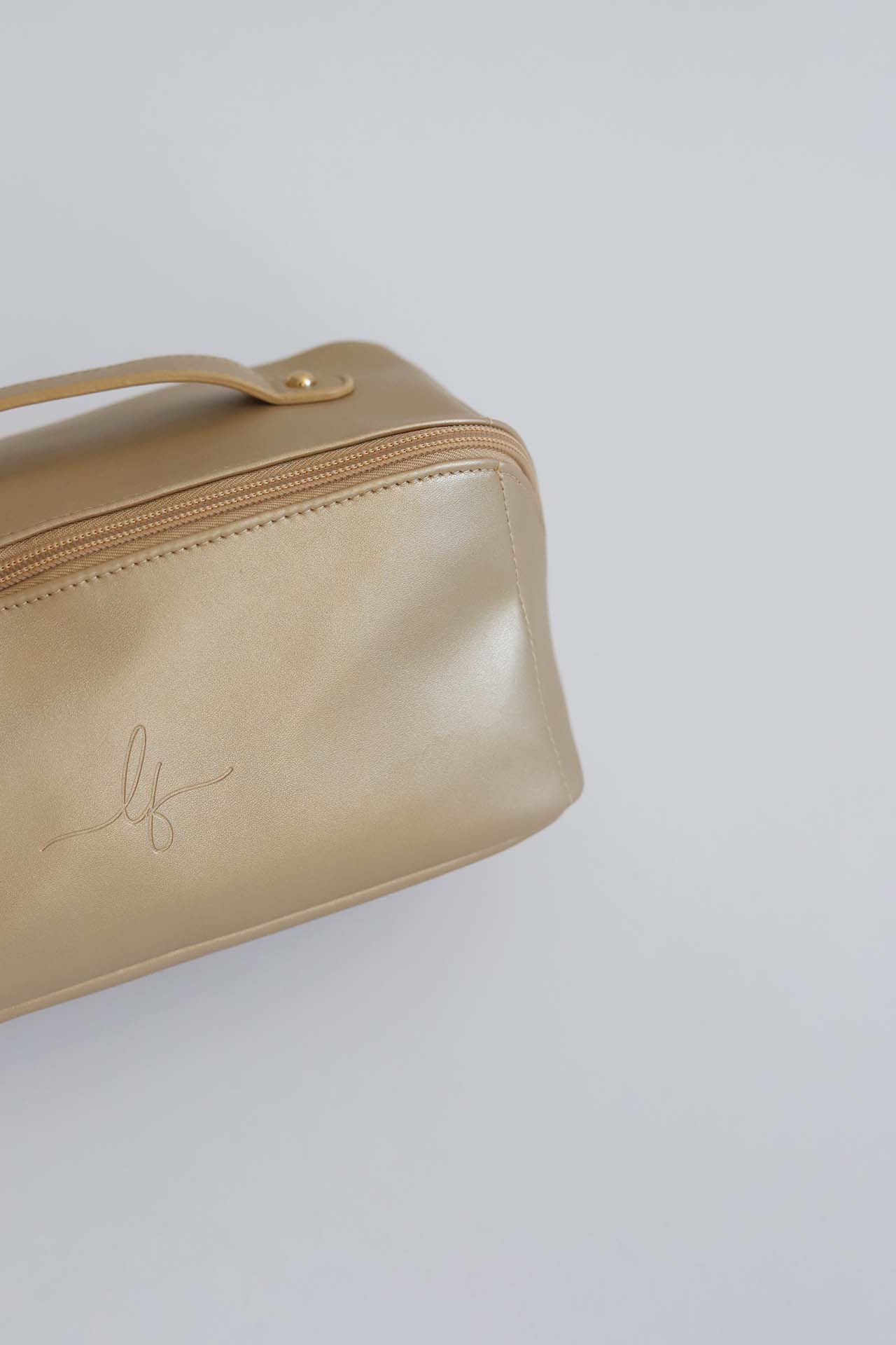 Golden Beauty Bag