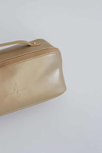 Golden Beauty Bag